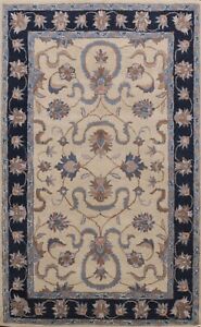 Traditional Floral Oriental Area Rug Hand-Tufted Wool Living Room 6x9 ft Carpet