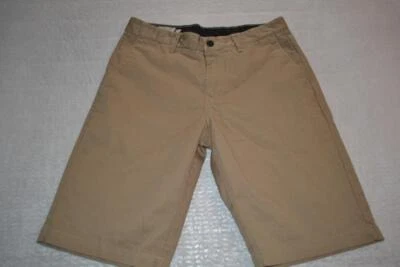 35895 Volcom Shorts Khakis Tan Cotton Blend Size 30 Mens - Image 1 of 4