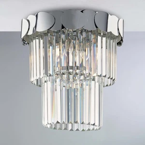 Plafoniera contemporanea in cristallo 8 luci luxury design swarovsky lgt 213 - Picture 1 of 3