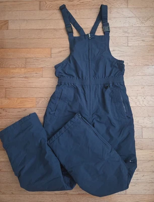 Babero de esquí Lands' End Kids The Squall impermeable aislado talla general 16 azul marino Foto 1 de 4