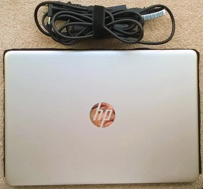 HP 14-dk0024wm 14 Laptop Gold color, Ryzen 3-3200U, 16GB RAM, 256GB SSD/W11 home - Image 1 of 4