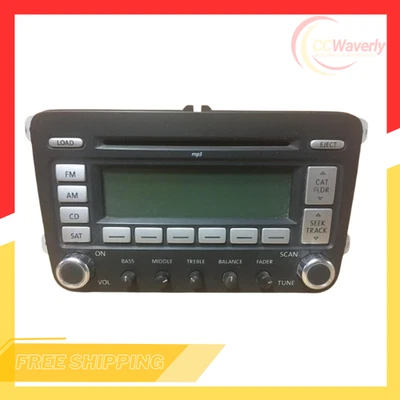 2005-2010 VW Jetta AM/FM CD MP3 Radio Receiver ID 1K0-035-180 / 1K0035180C Foto 1 de 4