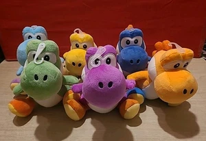 Yoshi All Star Plüschtier 8 Zoll Super Mario Bros - Sanei 2018 Toys - 6 Plüschtiere Set - Bild 1 von 15