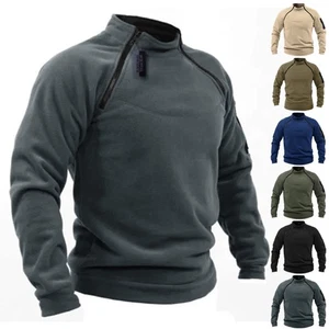 Tactical Combat Fleece Pullover Jacke Herren Military Athletic Sport Jumper Tops - Bild 1 von 8