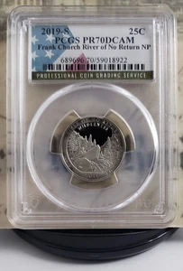 Frank Church River of No Return NP Quarter 2019-S - PCGS - PR70DCAM - ¡Top! 8922 - Imagen 1 de 6