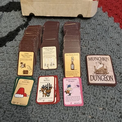Munchkin Card Game Lot Of 100’s And 100’s Christmas, Dungeon, Fairy Dust, Etc. - Image 1 of 4