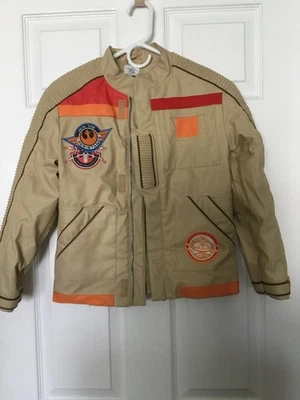 Chaqueta de cuero Star Wars X-wing Squadron Resistance imitación tostado talla 7/8 Foto 1 de 3