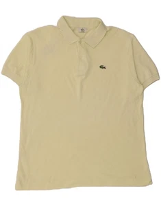 Polo uomo LACOSTE taglia 5 grande giallo cotone DO41 - Foto 1 di 5