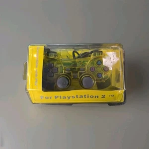 Mando de repuesto con cable amarillo transparente para PlayStation 2 nuevo - Imagen 1 de 10