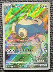 Snorlax Pokemon Center Exclusive ETB Promo 051 Sv: Scarlet & Violet Holo SVP - Picture 1 of 2