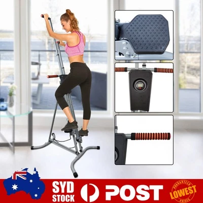 Vertical Climber Step Machine Fitness Exercise Climbing Cardio Workout Trainer L - image 1 of 4