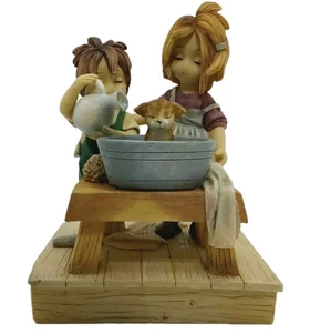 Demdaco Life Lessons Vtg "CAT-a-strophic Cooperation" Figurine Original Box 2001 - Picture 1 of 10