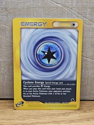Cyclone Energy 143/144 Skyridge Non-Holo Pokémon Card TCG  - Image 1 of 4