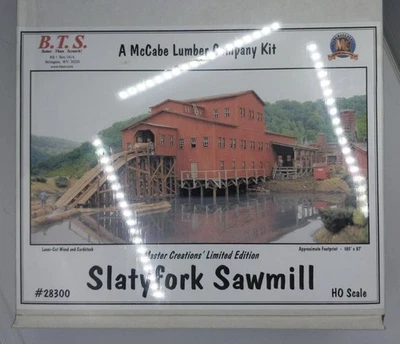 BTS 28300 HO Slatyfork Sawmill Limited Edition Laser-Cut Model Building Kit - Image 1 of 2