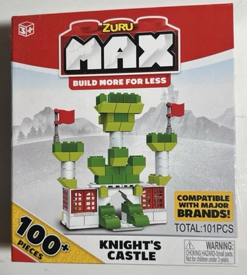 Zuru Max Interlocking Blocks New  Knights Castle Building Set 101 pcs (214) - Image 1 of 2