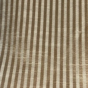 MASSANFERTIGUNG 2 CALICO ECKE GOLD STREIFEN KNEIFFALTEN VORHÄNGE 20 B X 90 L gefüttert - Bild 1 von 16