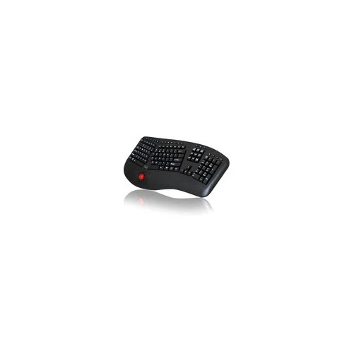 Adesso WKB-3500UB ADESSO 2.4GHZ TRU-FORM WIRELESS MEDIA ERGONOMIC TRACKBALL KEYB - Image 1 of 1