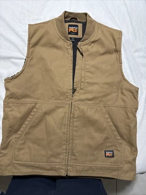 Men's Timberland PRO Gritman Fleece-Lined Canvas Vest L - Image 1 of 4