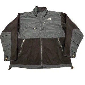 Chaqueta De Colección North Face Denali Para Hombre L Negra Vellón Hecha en EE. UU. - Imagen 1 de 10