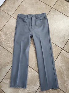Pantalones de vestir grises de colección Levi's Action para hombre (talla 36"X 32") en muy buena condición - Imagen 1 de 4