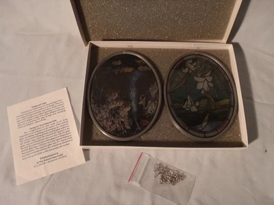 Atrapasoles vitrales Glassmasters de colección (juego de dos) 6" x 5” 🌞☀️🌞☀️ Foto 1 de 4