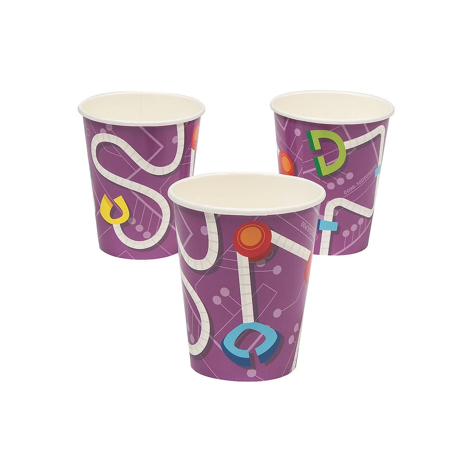 Robot Party Paper Cups, Party Supplies, 8 Pieces - Image 1 of 1
