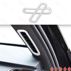 For Volvo XC90 2016-2023 Matte Silver A Pillar Vent Air Outlet Frame Trim 2PCS - Picture 1 of 10