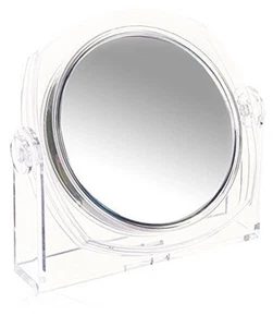 Clear Vanity Mirror, 1X/10X M821 Mirror Clear Acrylic 6.5 Inch (Pack of 1) - Picture 1 of 3