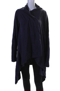Bryn Walker Womens Long Sleeve Open Front Cardigan Purple Size L - Picture 1 of 6