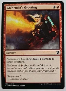 MTG Magic The Gathering Card Alchemist's Greeting Sorcery Red C19 Commander 2019 - Picture 1 of 2