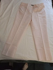 pantalone donna Loz Claiborne carriera Emma classico rosa taglia 12 nuovo senza etichetta. - Foto 1 di 10