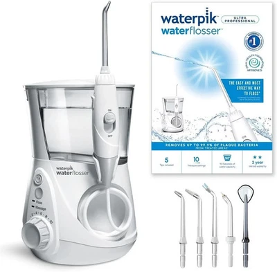 Oral Irrigator, Waterpik Ultra Professional, 6x Attachments - Image 1 of 4