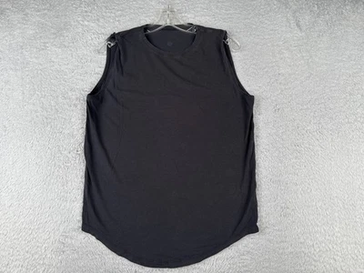 Lululemon Shirt Women Extra Large Black Sleeveless Crew Neck FADED - Image 1 of 4