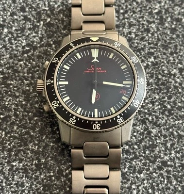 Sinn 503 EZM 1 Titanium Chronograph Watch Lemania 5100 Serviced 2020 - Image 1 of 4
