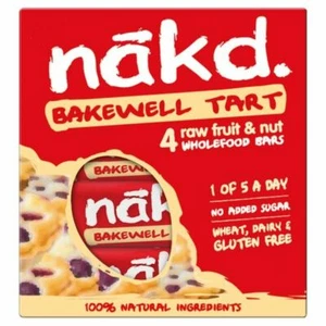 Nakd Bakwell Tart Bars 4 Pack 140G - Picture 1 of 1
