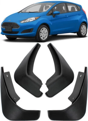 Genuine Splash Guards Mud Flaps For 2011-2018 Ford Fiesta Hatchback / Sedan - Image 1 of 4