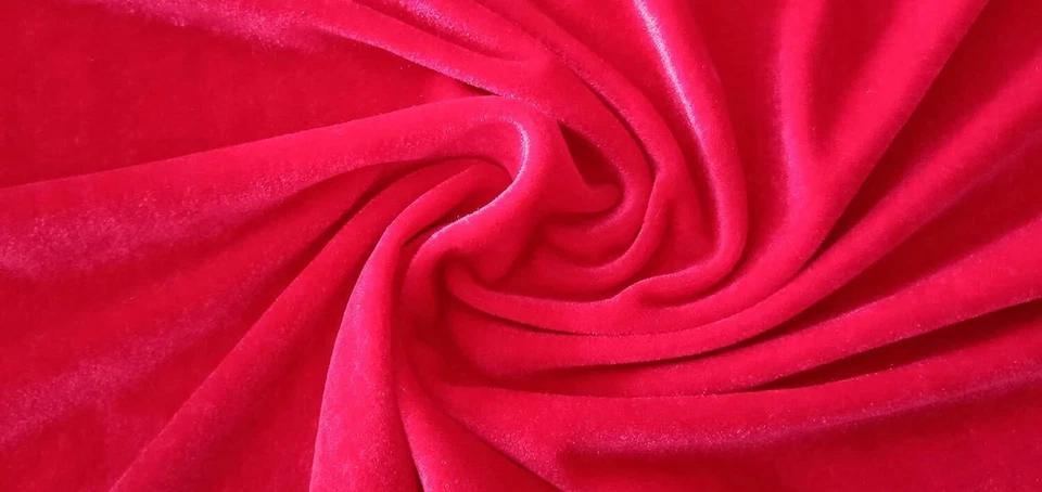 3Y Velvet Tunic Fabric Pink Dressmaking Crafted Material Sewing Fabric Solid Top - Image 1 of 1