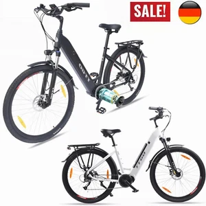 Trekking E-Bike 28 Zoll 500W 720Wh 9 Gänge Elektrofahrrad Mittelmotor Pedelec - Bild 1 von 9