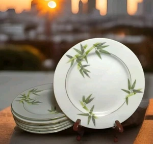 Juego de 7 platos de ensalada de postre de bambú Sone China de 8" - Imagen 1 de 6