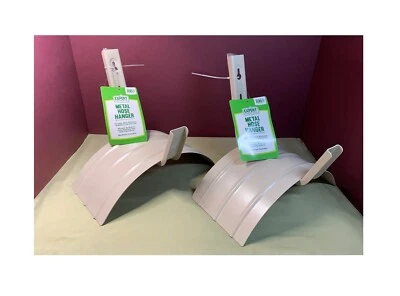 SET OF 2 EXPERT GARDENER HEAVY GAUGE METAL COATED STEEL WALL GARDEN HOSE HANGER - Image 1 of 4