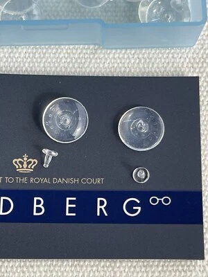 Auténticas almohadillas nasales de repuesto de silicona redondas Lindberg estilo pasador a presión Foto 1 de 2