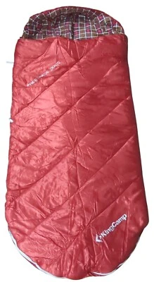 KingCamp Freespace 300S crianças/adolescentes/jovens 3 estações saco de dormir acampamento flanela - Imagem 1 de 4