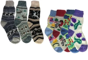 Dicke Strick Socken Winter Warme Kuscheln Schafwolle Kaschmir Damen Herren - Bild 1 von 1
