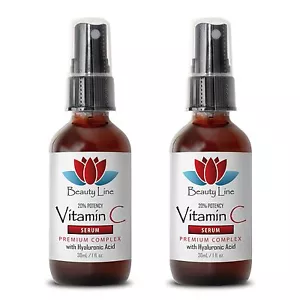 Hyaluronic Acid Vitamin C - Vitamin C Serum 30ml - Natural Anti-Microbial 2B - Picture 1 of 12