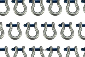 Lote 25 1" Anillo D Arco Grillete Tornillo Pin Horquilla Aparejo Jeep Remolque 8.5 Ton - Imagen 1 de 12