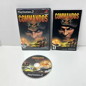 Commandos 2 Men of Courage Sony PlayStation 2 PS2 completo con tarjeta de reg - Imagen 1 de 12