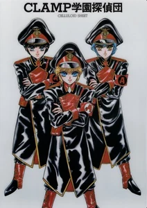 pencil board Shitajiki Clamp School Detectives anime Imonoyama Nokoru Ijyuin - Picture 1 of 2