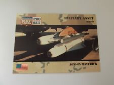 ProSet: Desert Storm "AGM-65 MAVERICK MISSILE" #218 Trading Card 1991
