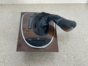 2007 2009 Mercedes W211 E550 Shift Shifter Knob Boot Cover Bezel Trim OEM - Picture 1 of 4