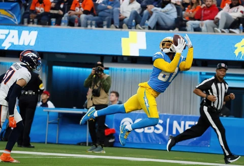 Mike Williams Los Angeles Chargers 2022 NFL 13"x19" Poster Super Gloss Print 13A Cover